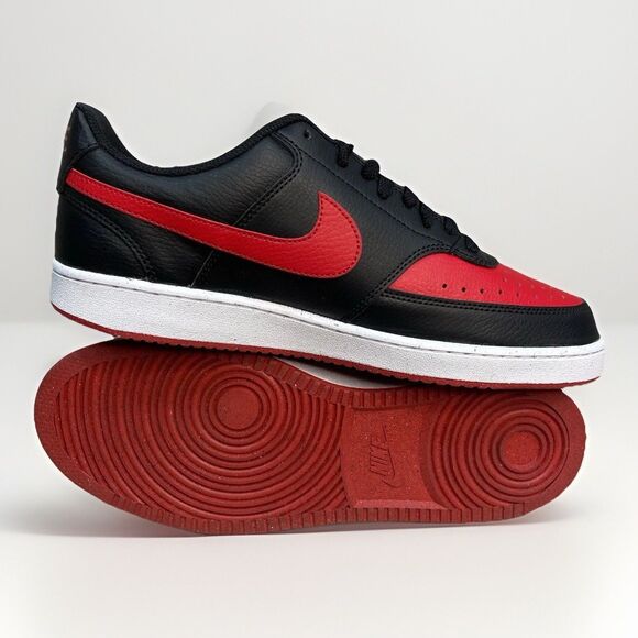 Nike Court Vision LO NN Men’s 10 Basketball Sneaker Black University Red White main image 6